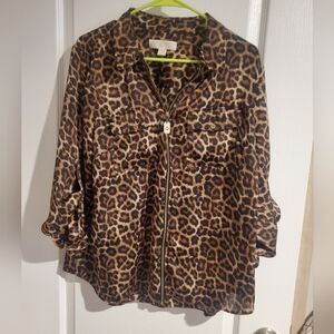 Michael kors women's cheetah top